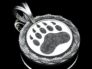 Bear paw pendant Modelo de impresión 3D