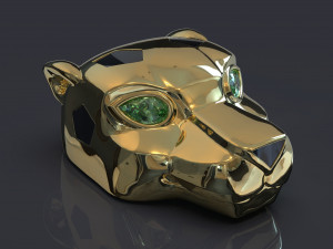 Panthere Necklace 3D 3Dプリントモデル