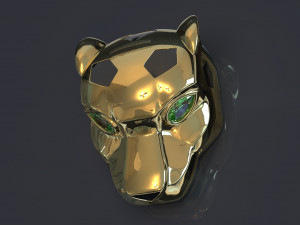 Panthere Necklace 3D 3D Принт Модель