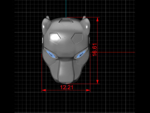 Panthere Necklace 3D 3D Принт Модель