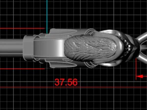 Revolver Colt skull 3d printing model 3D Print Model