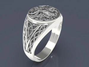 Anel Escandinavo Eikpyrnir Modelo de Impressão 3D