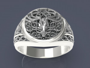 Eikpyrnir Scandinavian Ring 3D प्रिंट मॉडल