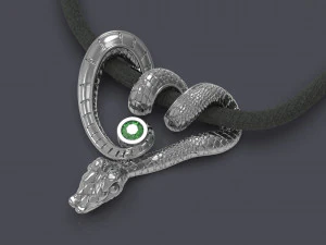 Twisted snake 3d printable model 3D Print Model