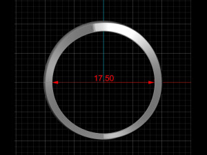 Fashion wedding diamond ring 3Dプリントモデル