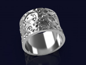 Moon ring 3Dプリントモデル