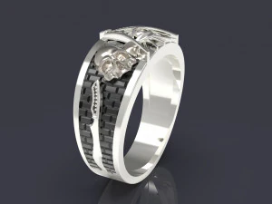 All-seeing eye massonic ring 3D Print Model