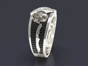 All-seeing eye massonic ring 3D Print Model