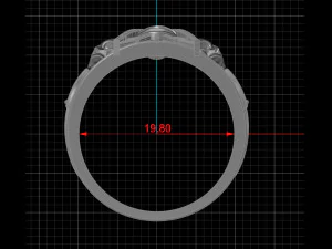 All-seeing eye massonic ring 3D Print Model