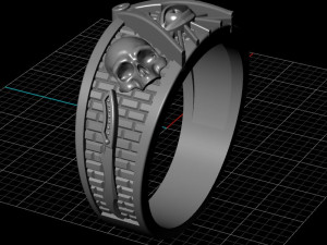All-seeing eye massonic ring 3D 打印模型