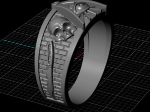 All-seeing eye massonic ring 3D Print Model