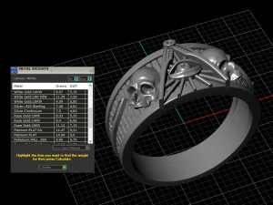 All-seeing eye massonic ring 3D Print Model