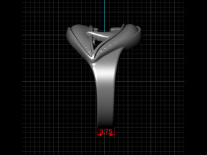 Vampire Lips Ring 3D 打印模型