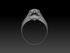 peregrine falcon ring Model 3D