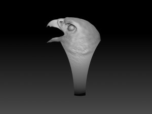 peregrine falcon ring Model 3D