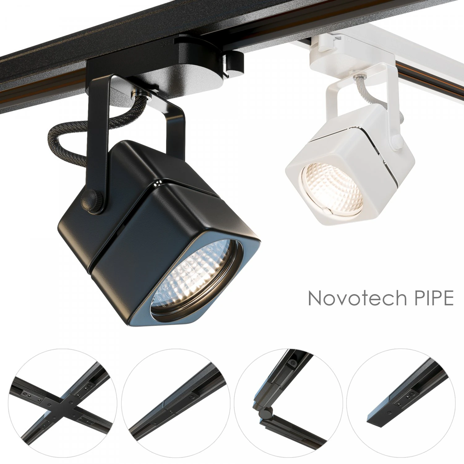 트랙램프 - 헤드 큐브 3D 모델 .c4d .max .obj .3ds .fbx .stl .blend 