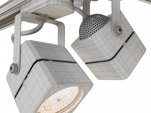 track lamp - head cube 3D Модель