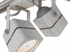 트랙램프 - 헤드 큐브 3D 모델