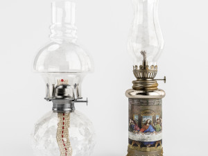 old lamp set 3D Model