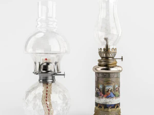 old lamp set 3D Model