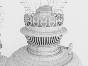old lamp set 3D Model