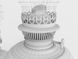 old lamp set 3D Model
