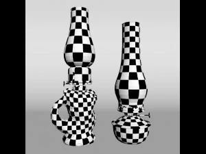 old lamp set 3D Model