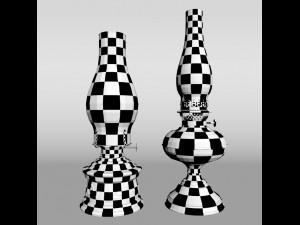 old lamp set 3D Model
