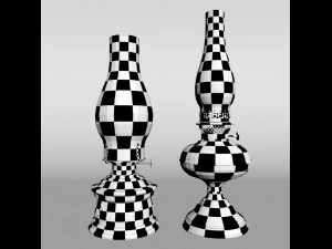 old lamp set 3D Model
