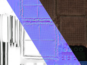 chair aplotta textile 3D Model