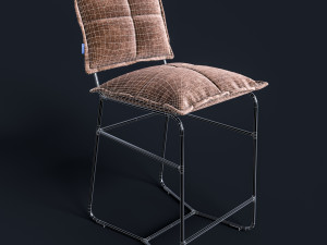 bar chair aplotta textile 3D Модель