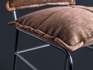bar chair aplotta textile 3D Модель