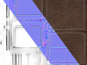 bar chair aplotta textile 3D Модель