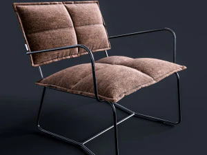 armchair aplotta textile 3D Model