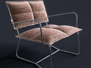 armchair aplotta textile 3Dモデル