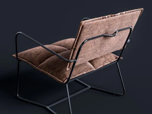armchair aplotta textile 3D Model