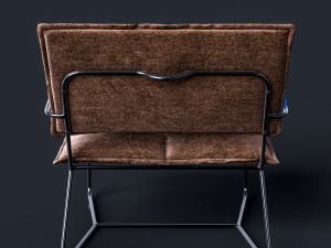 armchair aplotta textile 3Dモデル