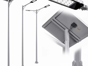 路灯太阳能供电 3D 模型