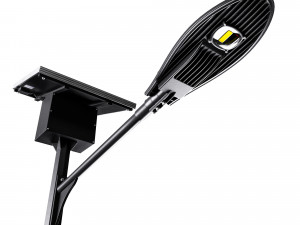 street light solar powered 3D Model