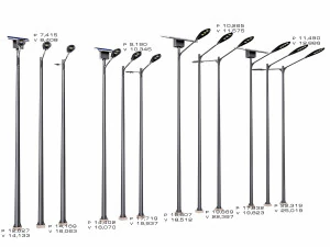 street light solar powered 3D Model