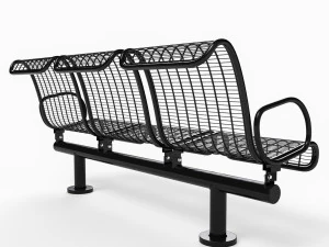 bench plexus backed 3D Model