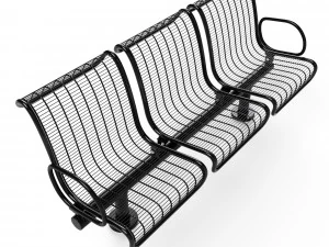 bench plexus backed 3D Model