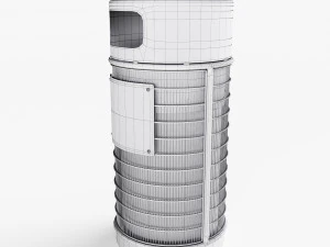 bench plexus backed 3D Model