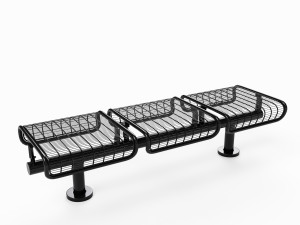 bench plexus backless 3D Model