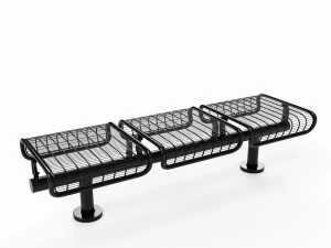 bench plexus backless 3D Model