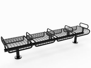 bench plexus backless 3D Model
