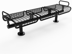 bench plexus backless 3D Model