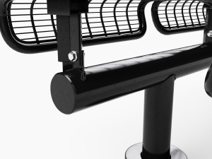 bench plexus backless 3D Model