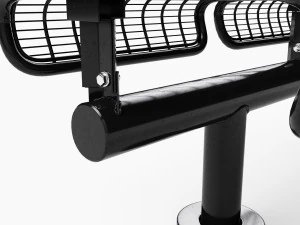 bench plexus backless 3D Model
