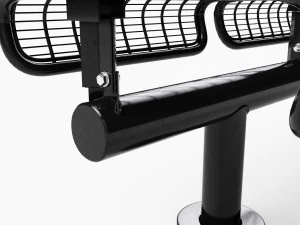 bench plexus backless 3D Model
